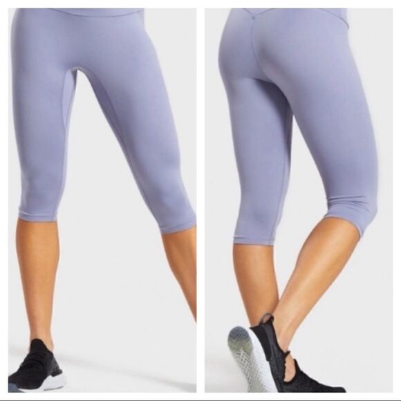 GYM SHARK CAPRI LEGGINGS CROPPED TRAINING - Picture 6 of 6